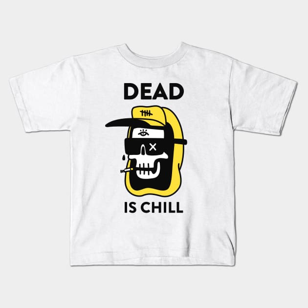 Dead is Chill Kids T-Shirt by Peter Ricq